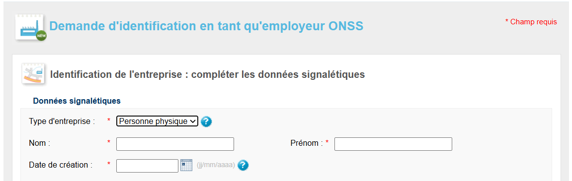 WIDE: Identification of Natural person  WIDE -  identification of Natural person; data